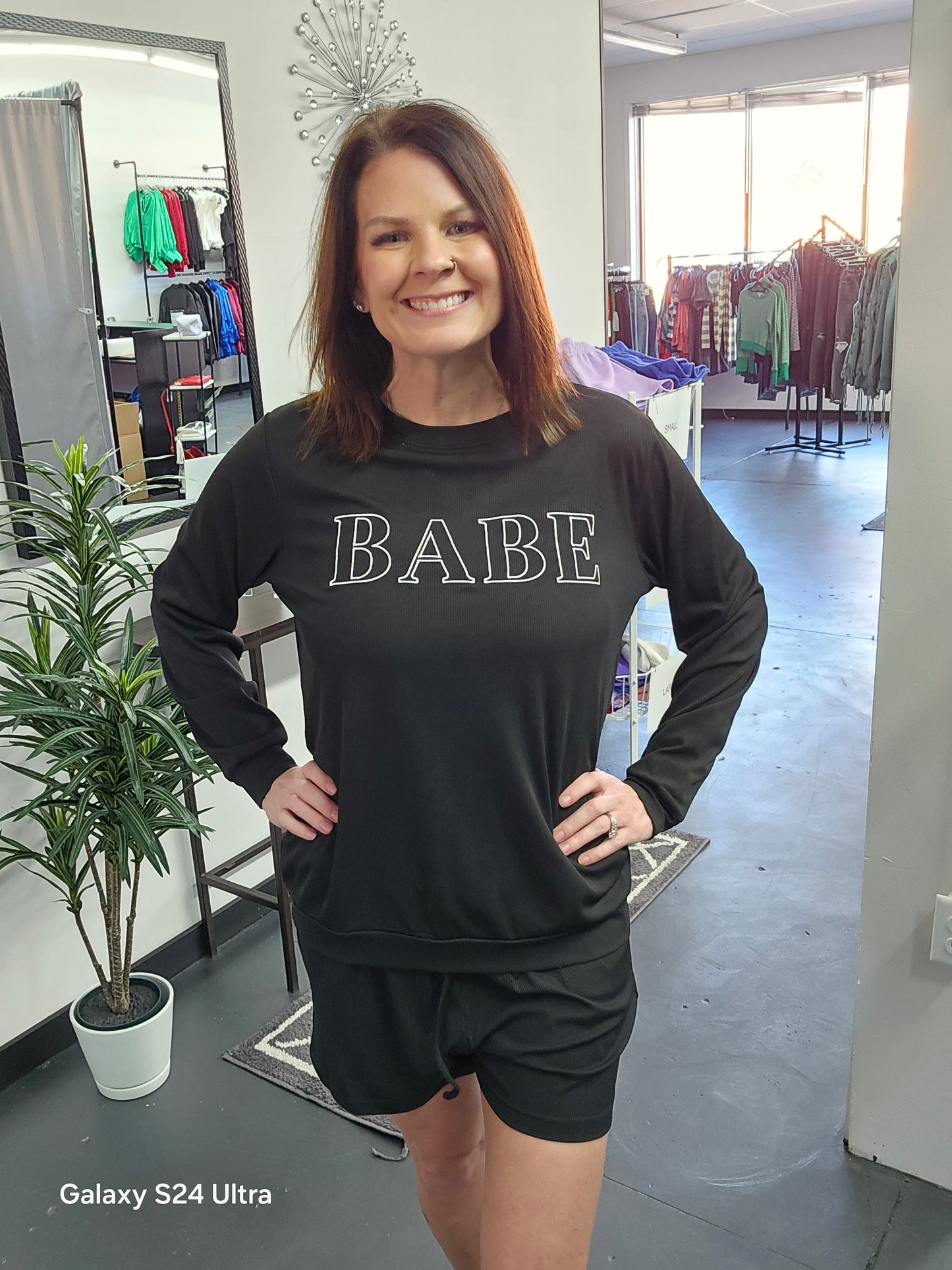 BABE-Short lounge set