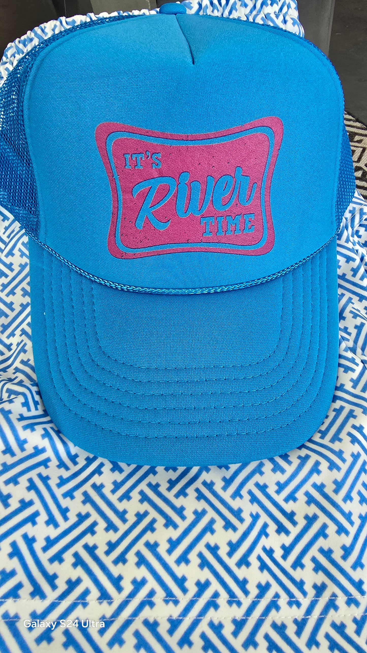 It's River Time Trucker hat
