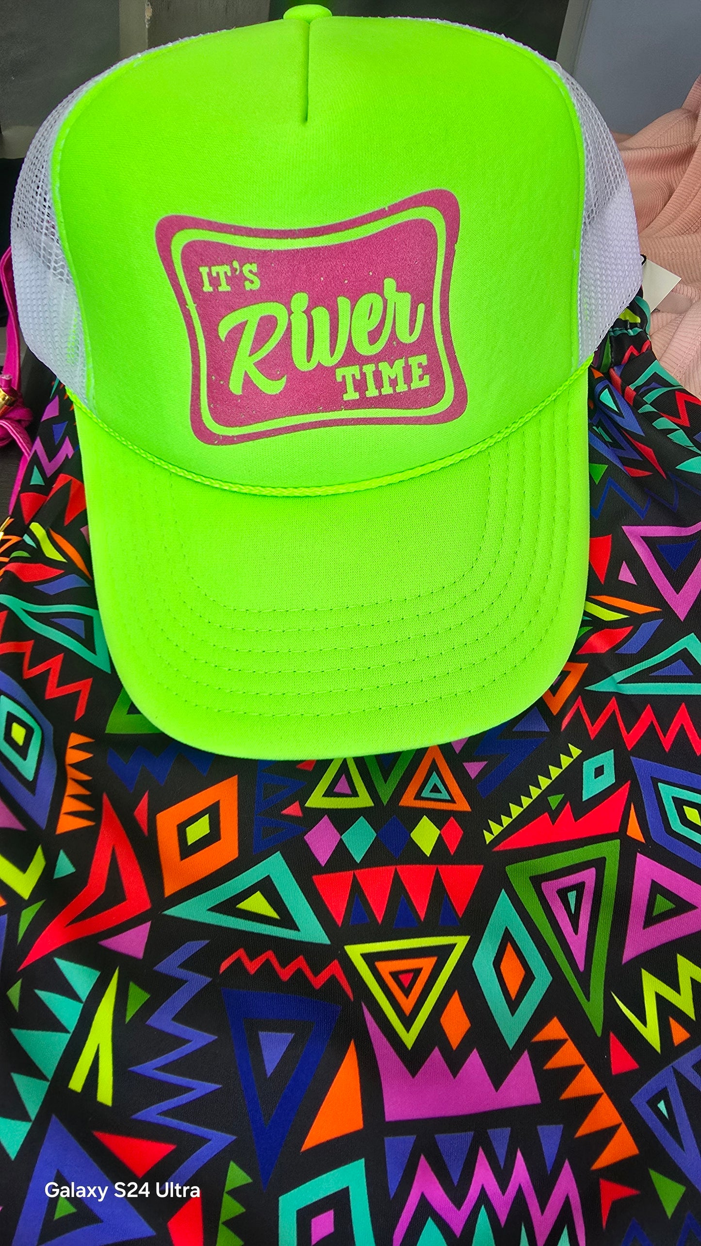 It's River Time Trucker hat