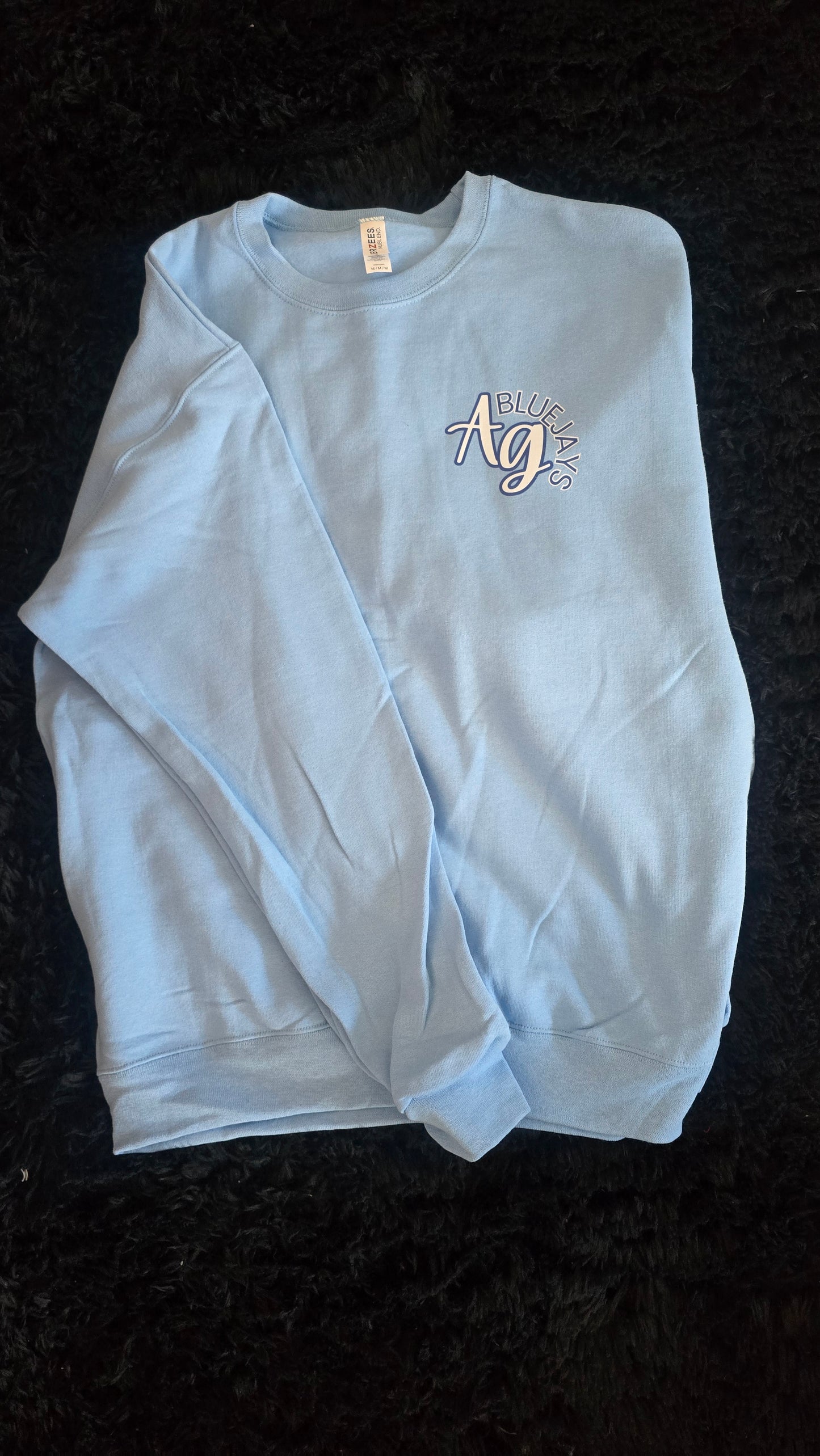 Light Blue AG Crewneck