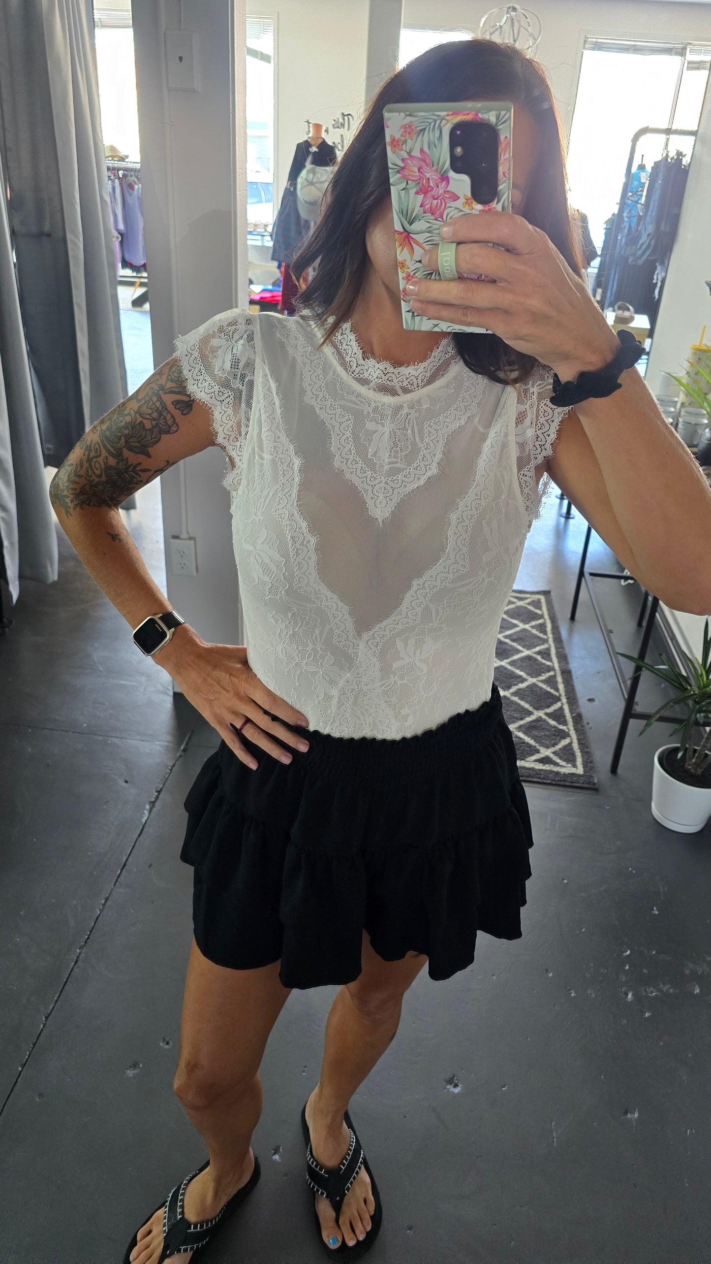 Mesh Lace Bodysuit