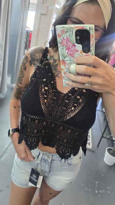 Crochet and Lace Tank