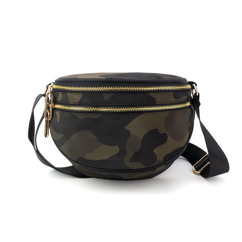The Samantha- Double Zippered Sling bag
