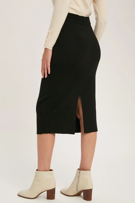 H Line Midi Sweater Skirt