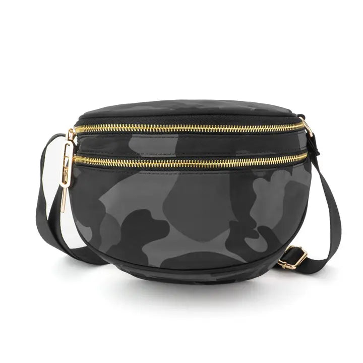 The Samantha- Double Zippered Sling bag