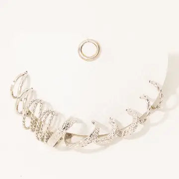 Textured Hoop Set