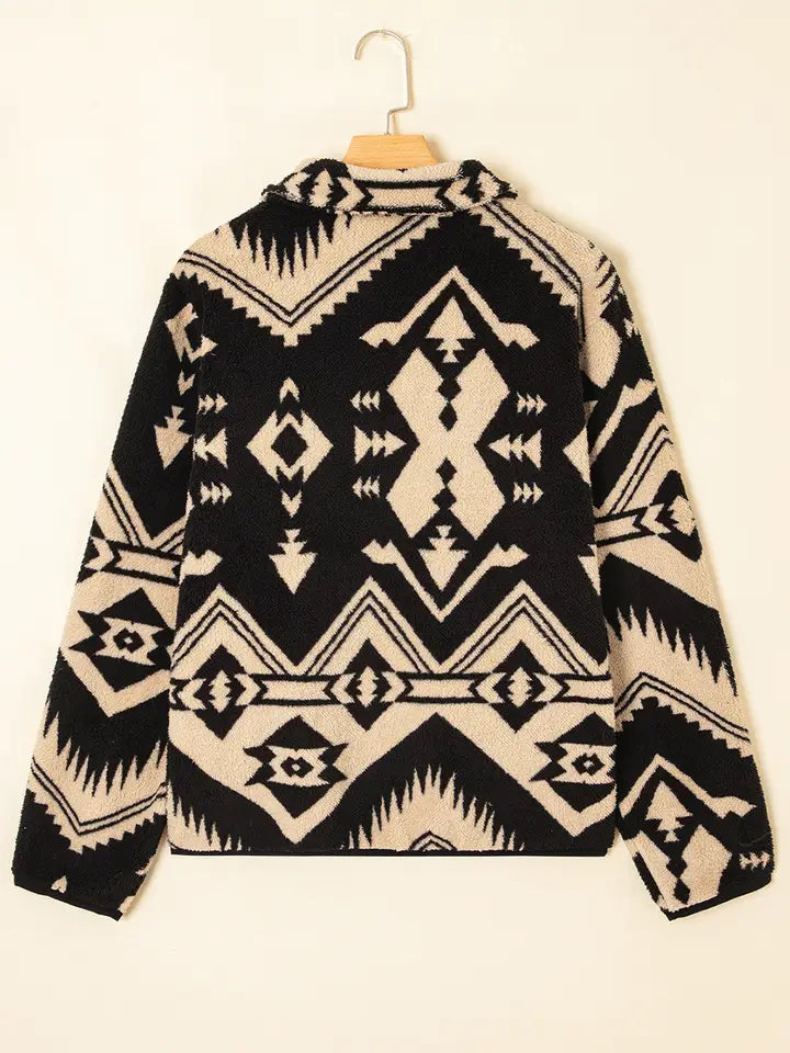 Western Half Button Pullover