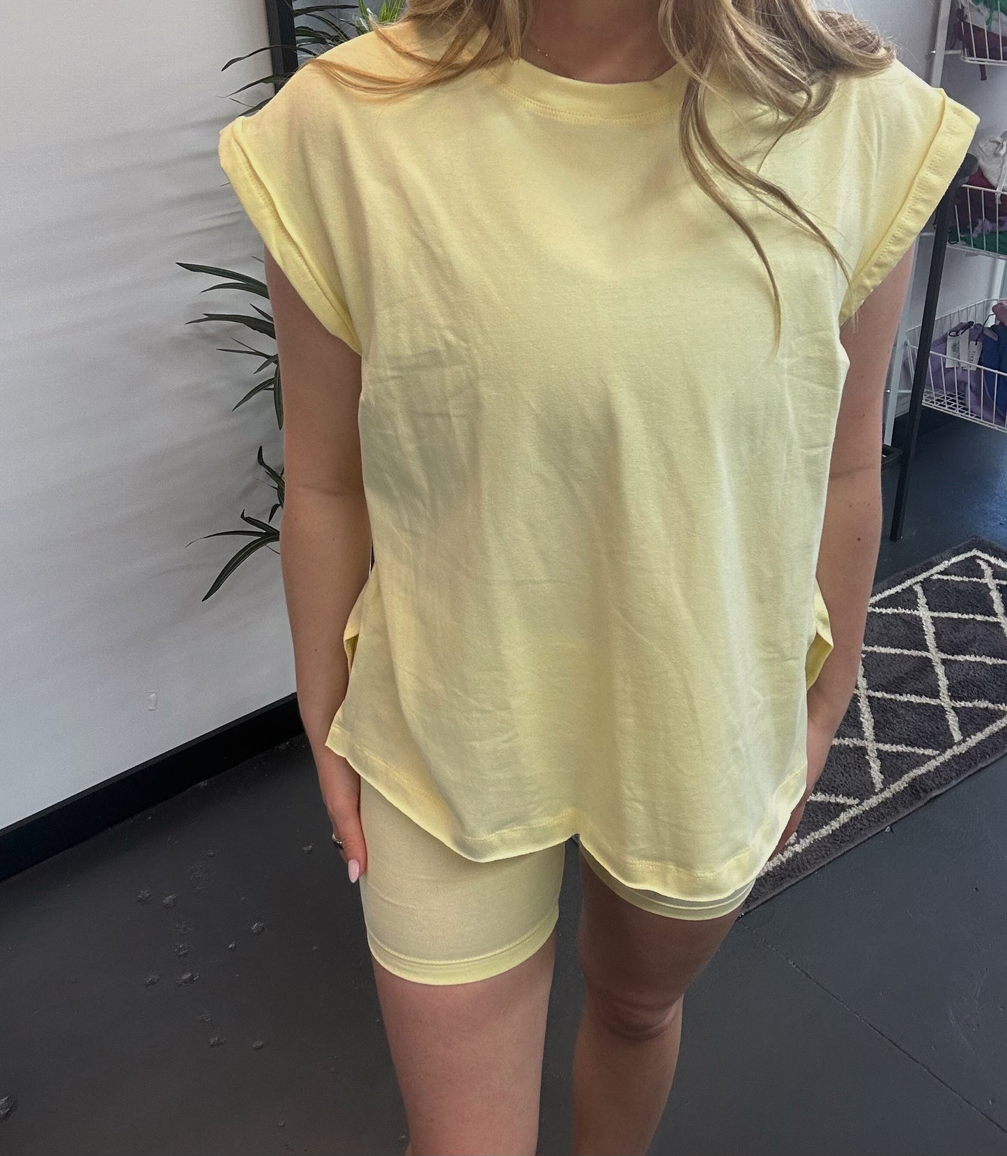 Two Piece Biker short Set