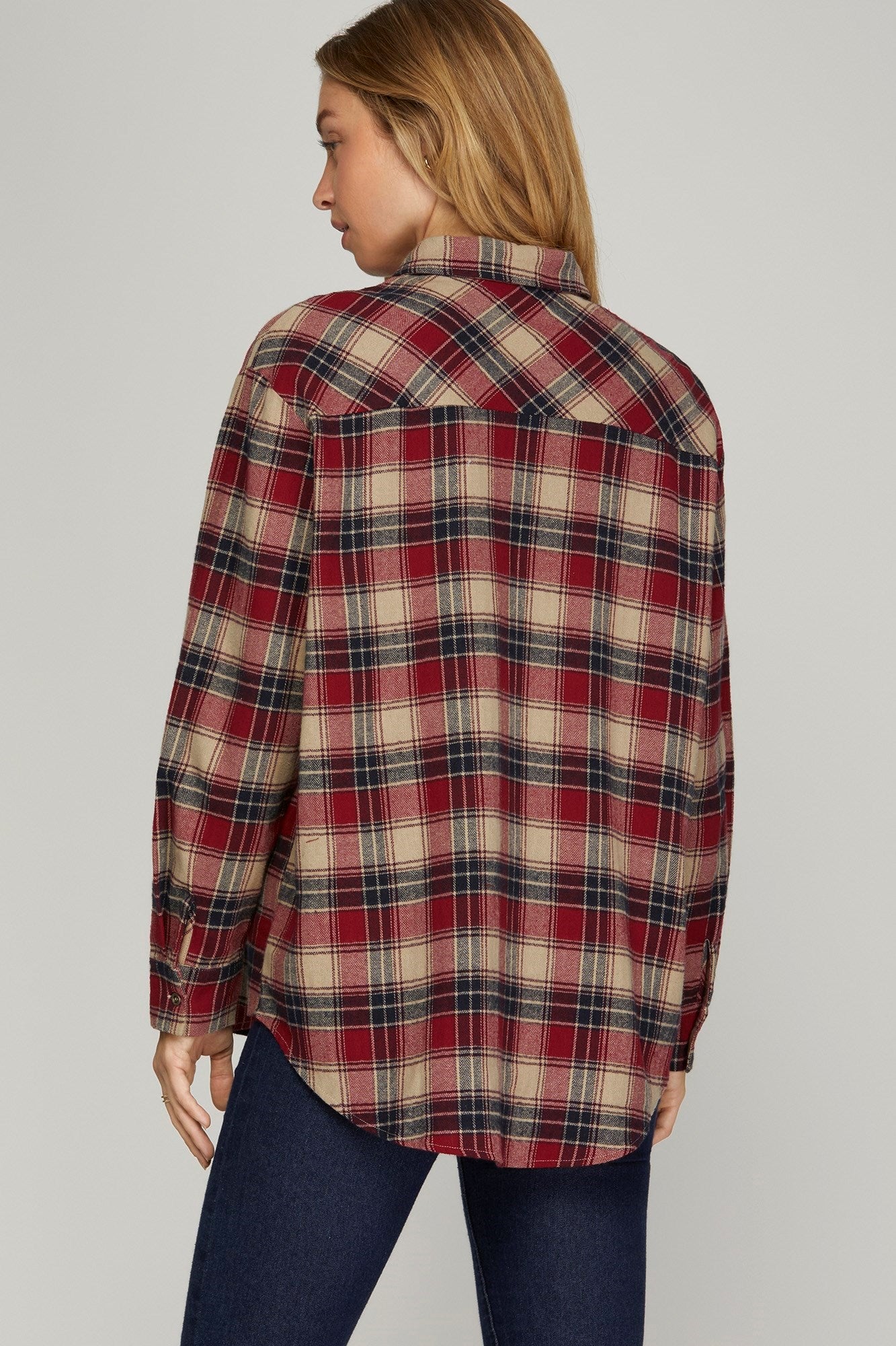 Long Sleeve Plaid Flannel