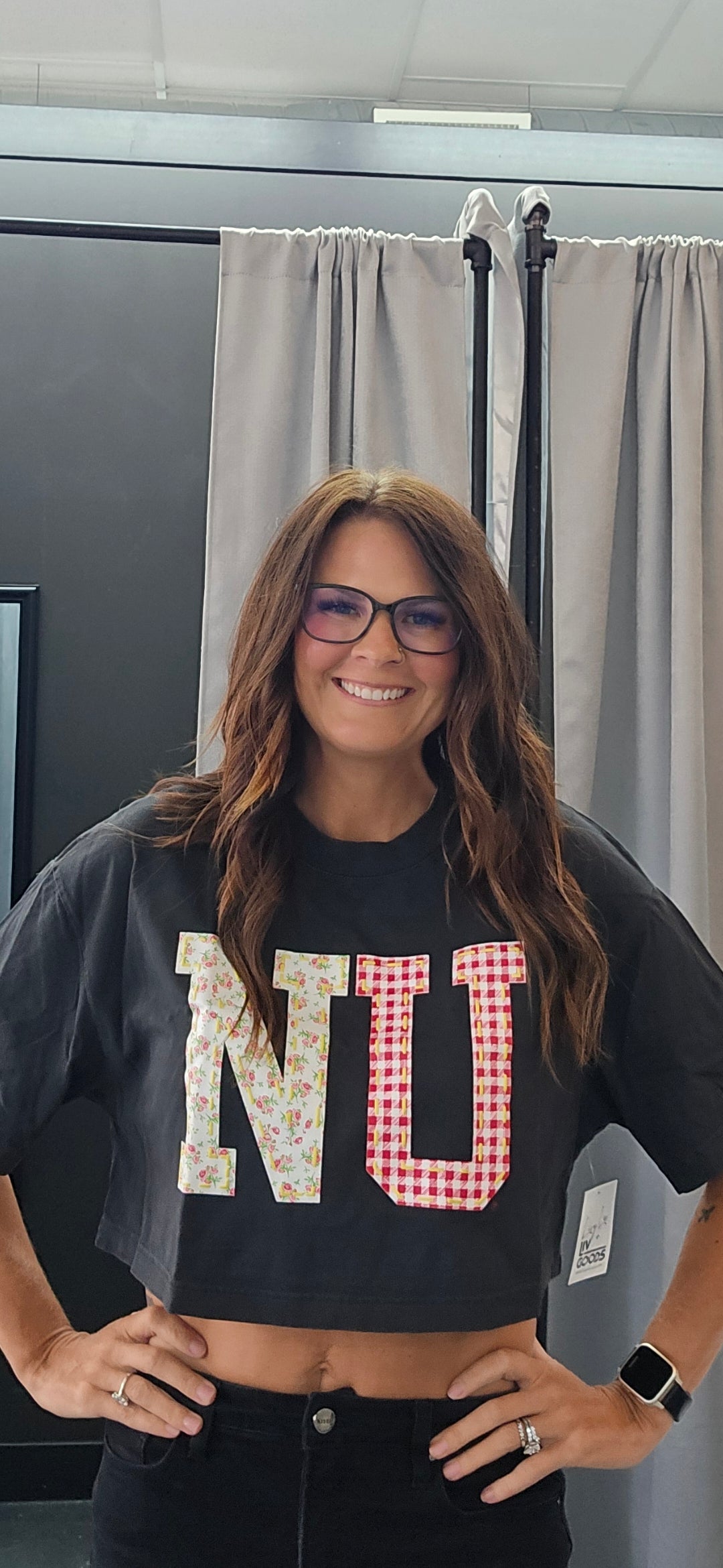 NU Quilted Heavy Weight Crop T-shirt