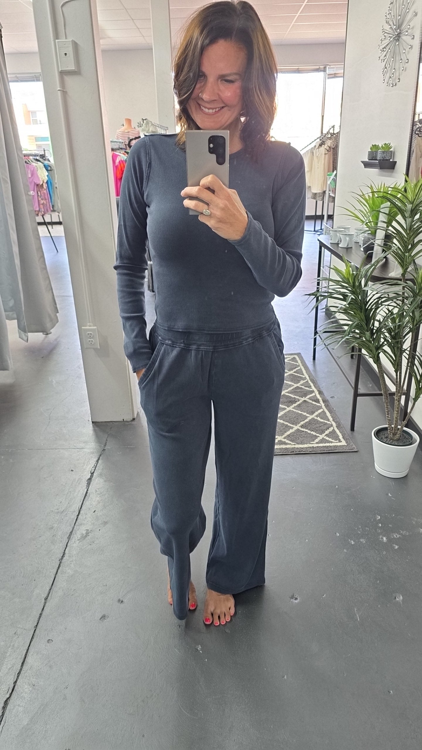 Mineral Wash Cotton Lounge Set