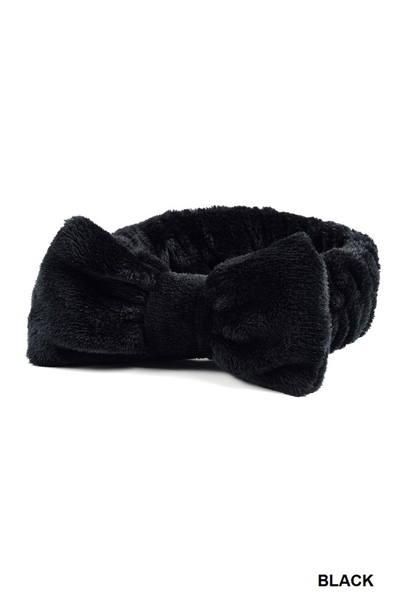 Soft Bow Knot Spa Headband