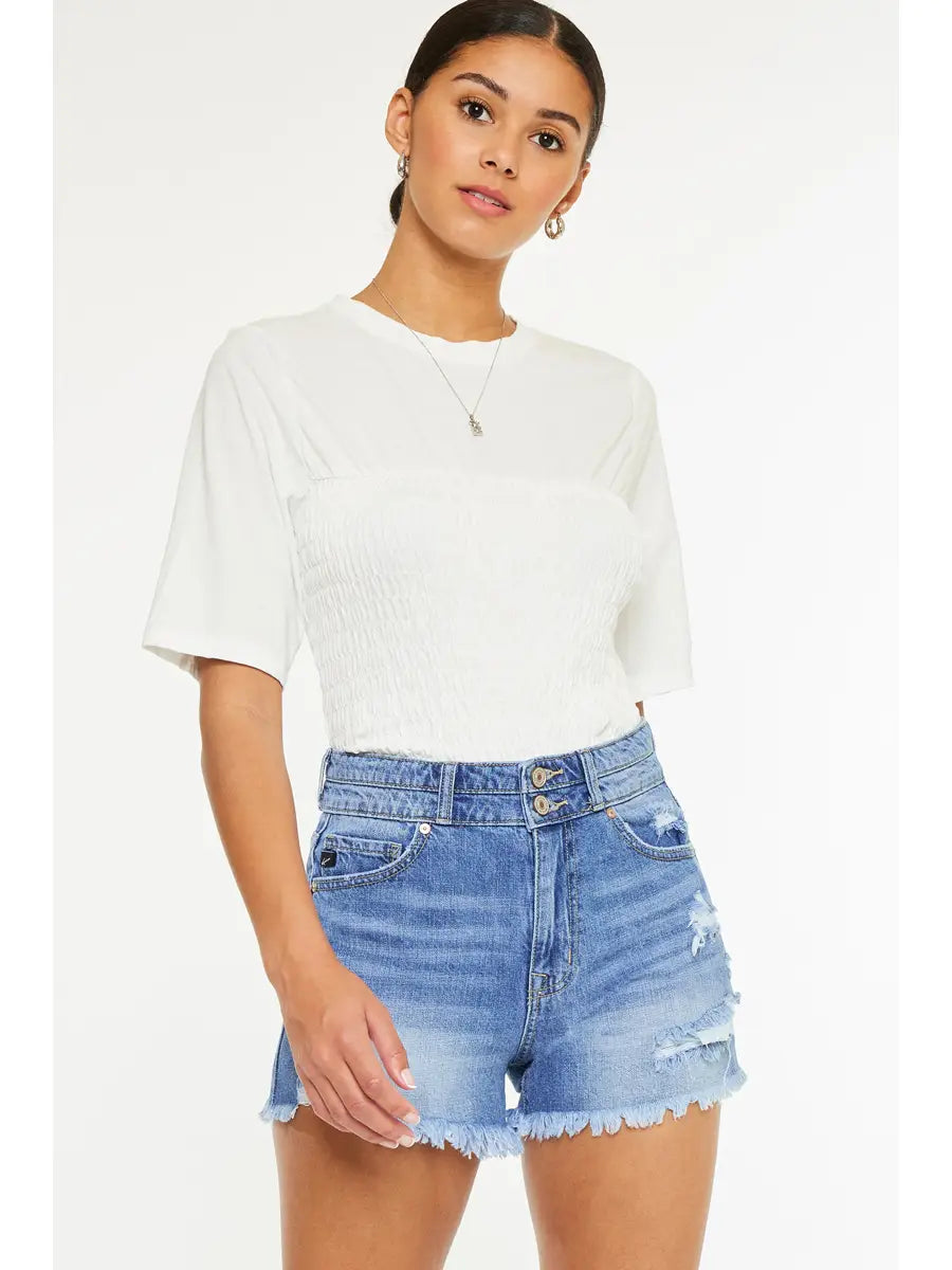 HIGH Rise Mom shorts