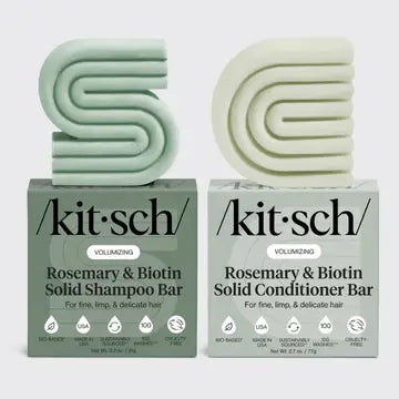 Kit-sch- Rosemary& Biotin Shampoo and Conditioner bar Soap