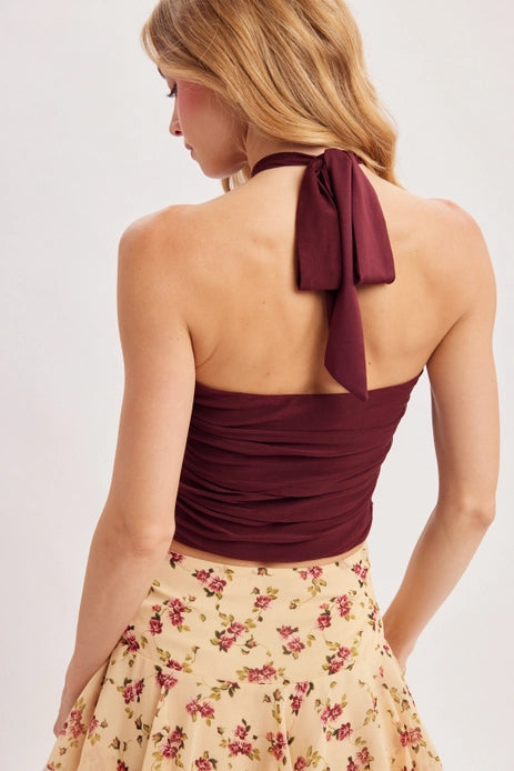 Criss Cross Halter Top