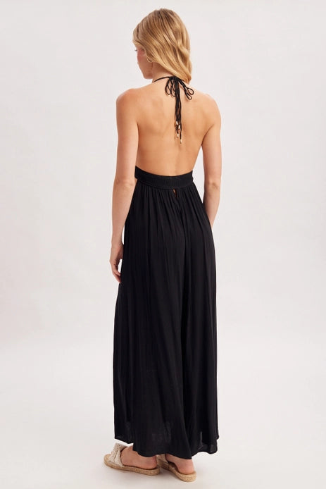 Deep "V" Maxi Dress