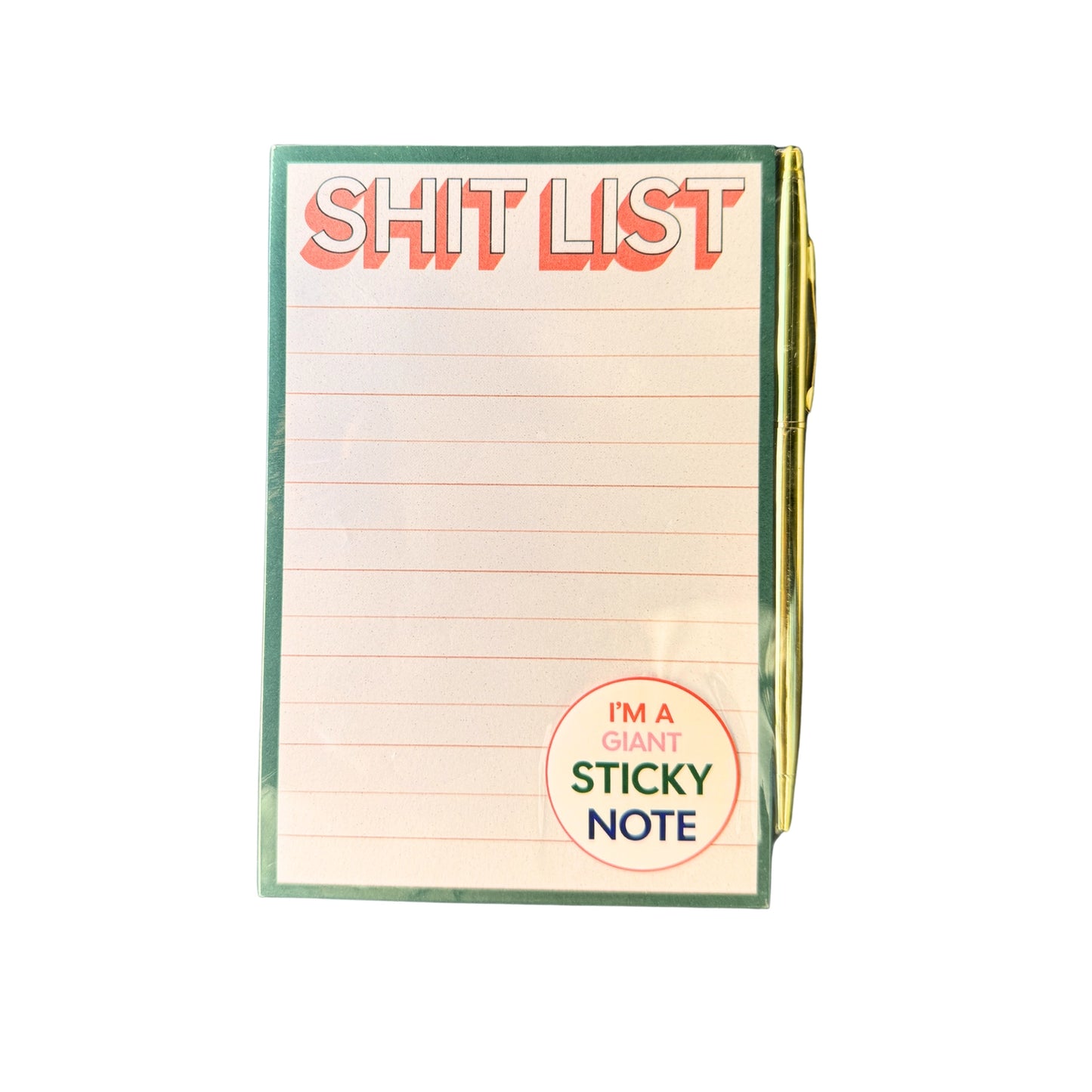 Shit List Sticky Notes