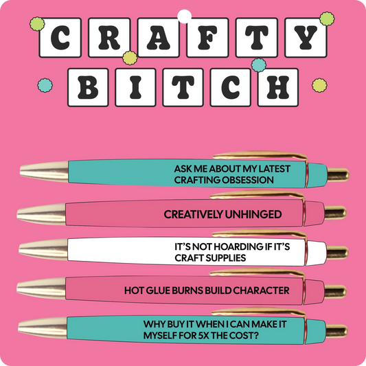 Crafty Bitch Pen Set