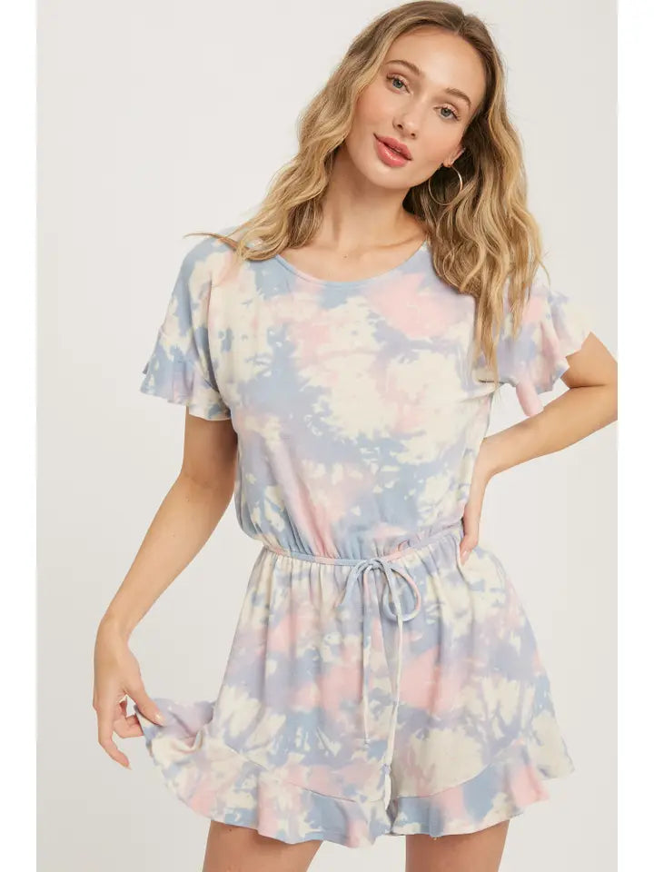 Ruffle Hem Romper