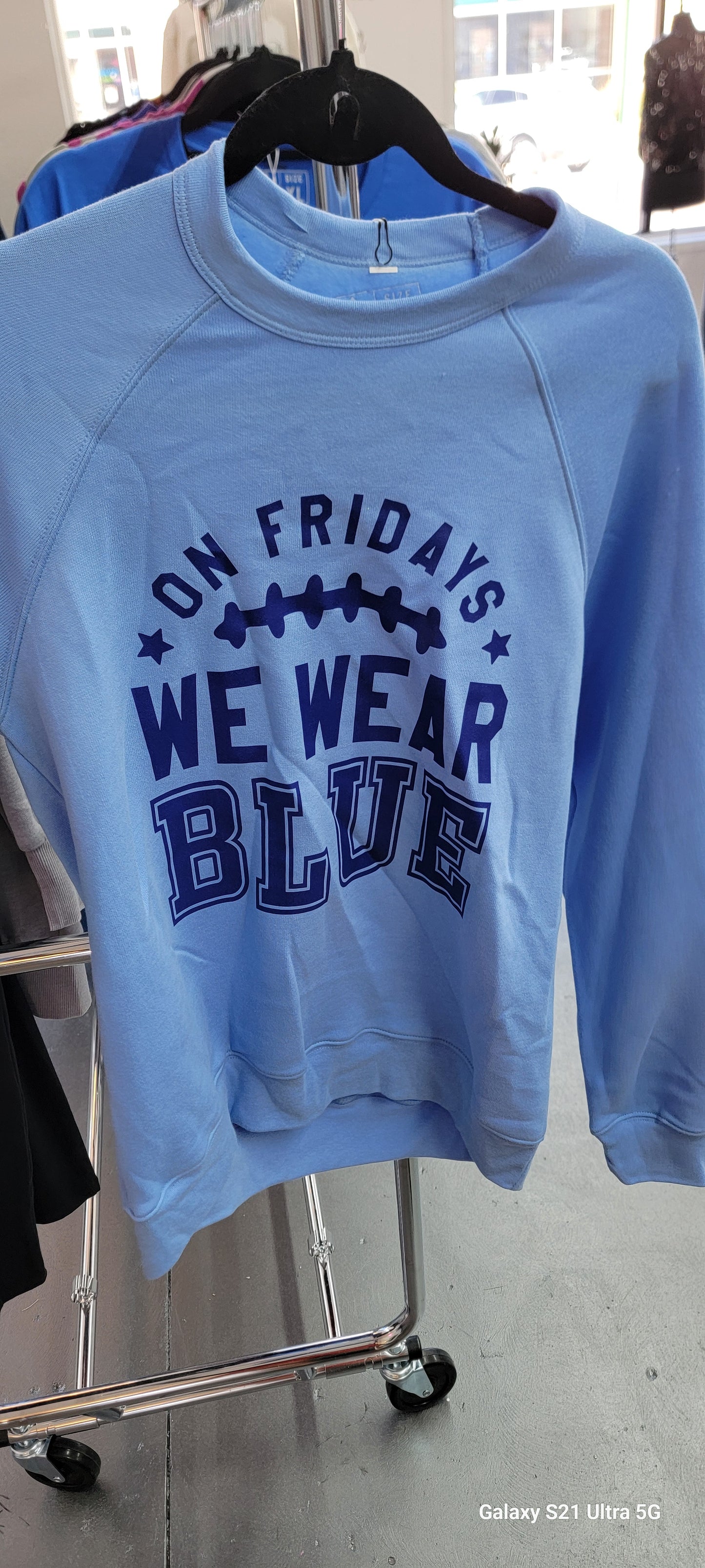 Fridays we Wear Blue- Sweatshirt