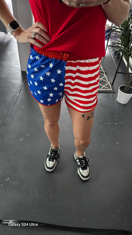 All American Flag shorts
