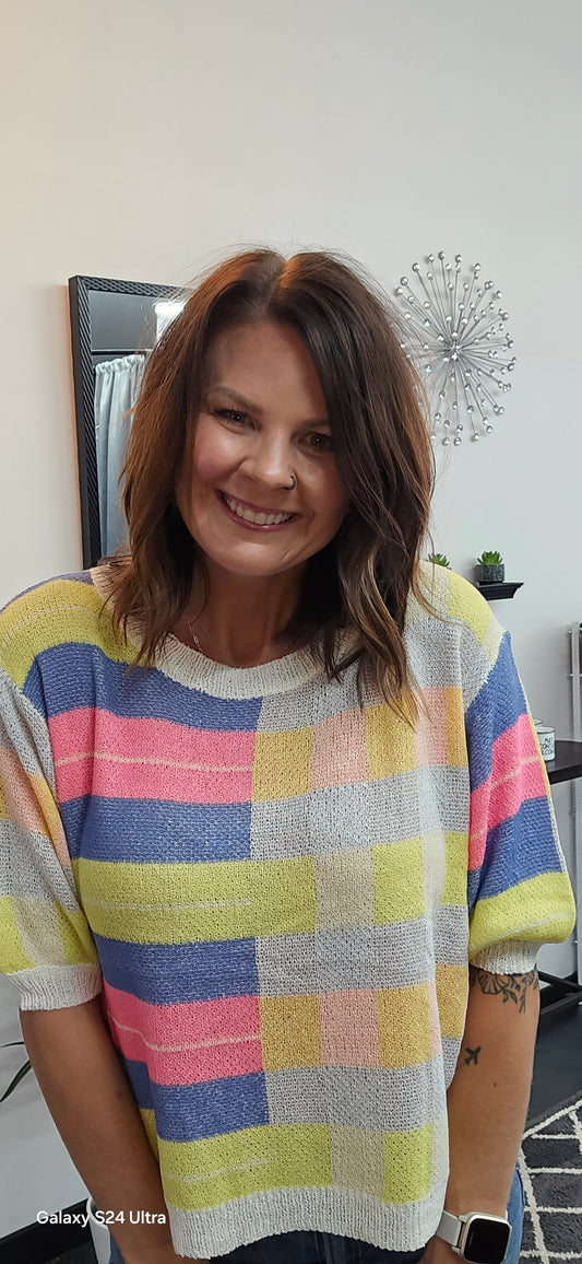 Striped Knit top