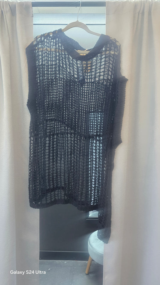 Knit Swimsuit cover up