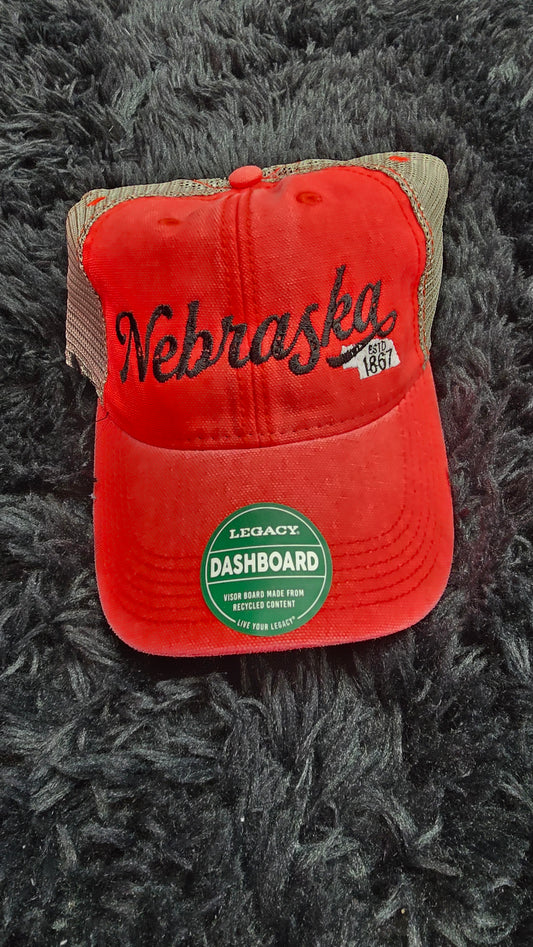Nebraska Script Ball Cap