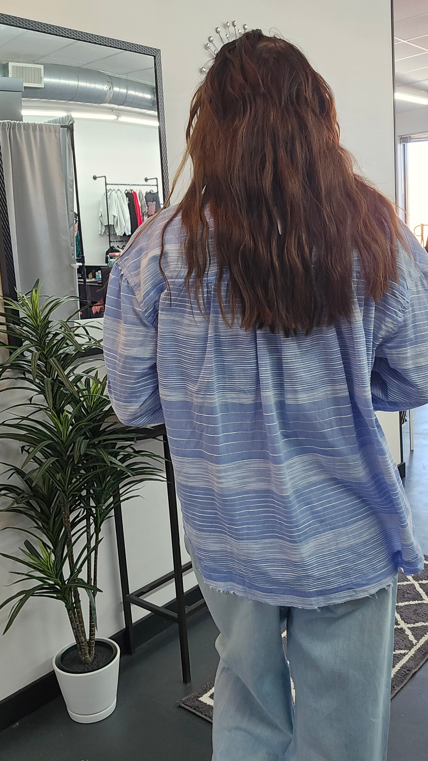Soft Striped Cotton Shirt