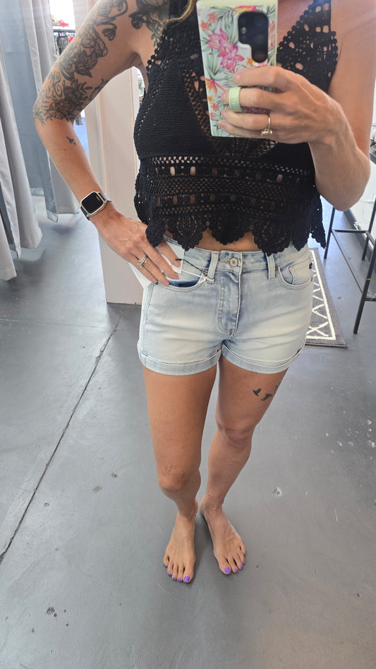 High Rise "Mom" shorts