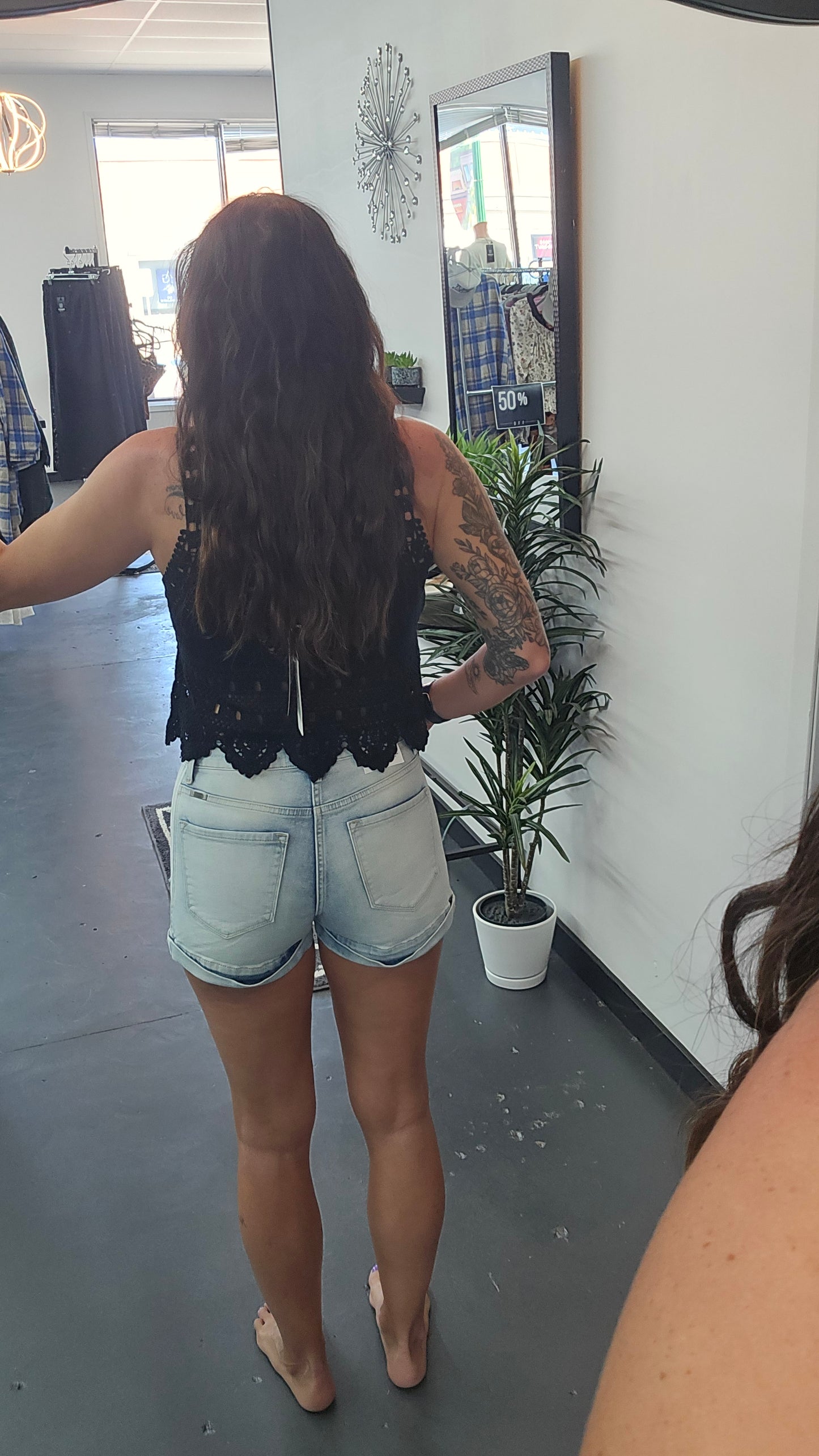 High Rise "Mom" shorts