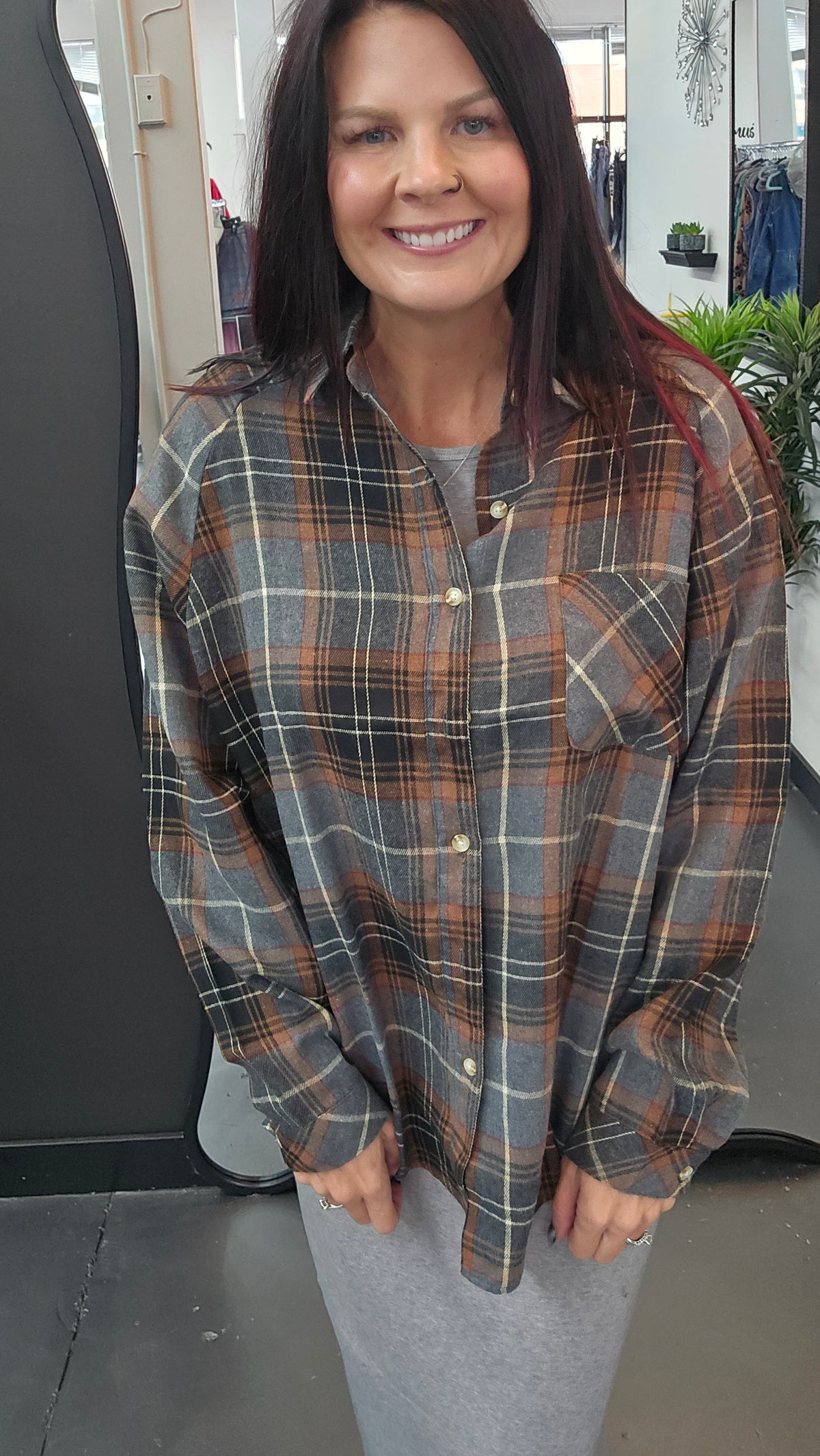 The Kati Flannel Top