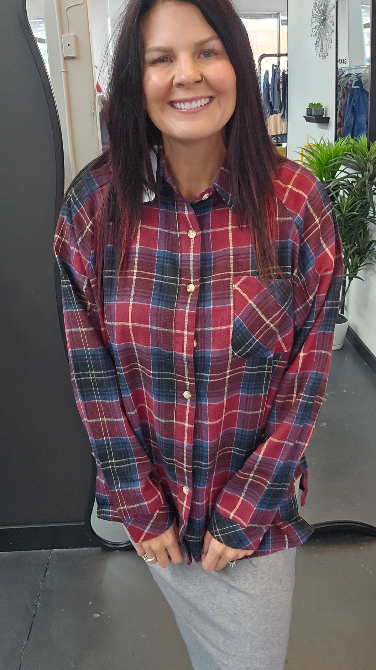 The Kati Flannel Top
