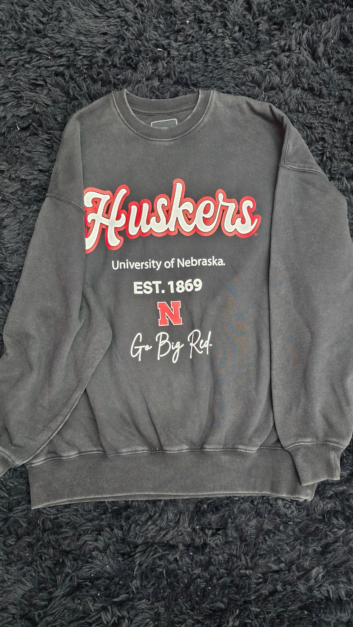 Huskers Letterman Sweatshirt