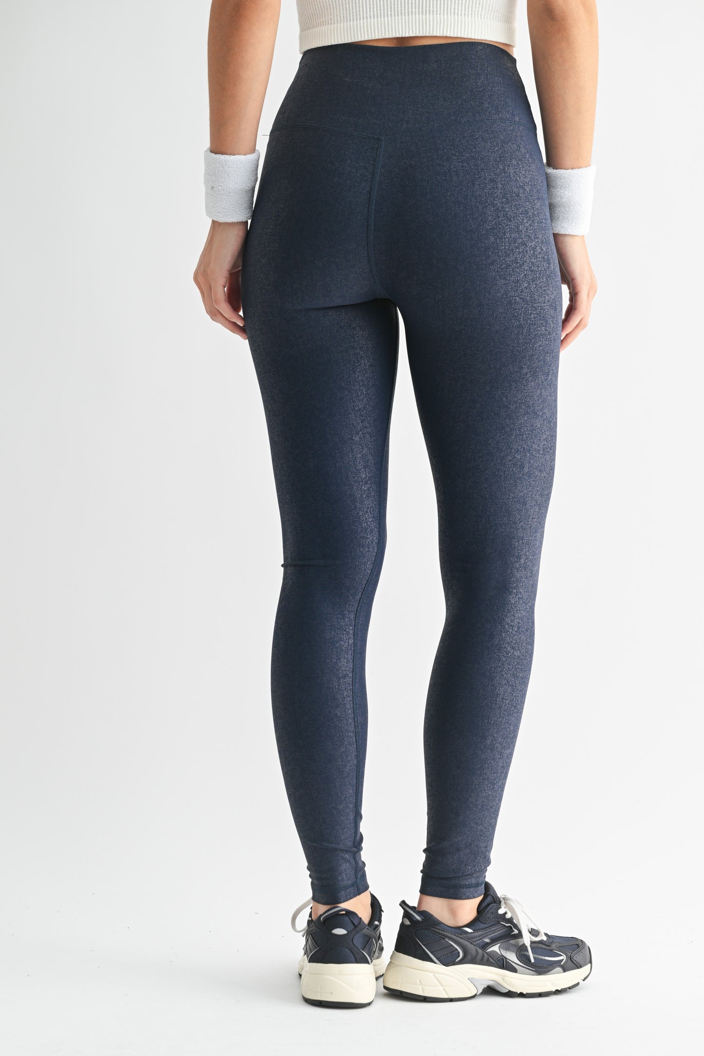Cross Over Foil Legging