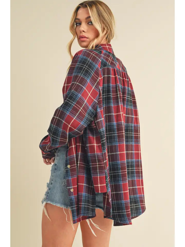 The Kati Flannel Top