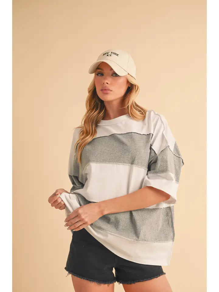 Color Block Top T-Shirt
