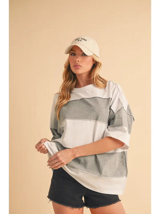 Color Block Top T-Shirt