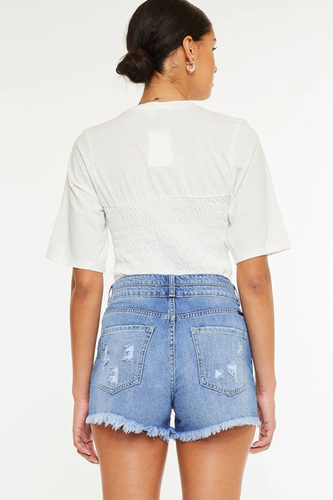 HIGH Rise Mom shorts