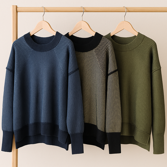 Exposed Seam Sweater