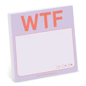 WTF sticky notes