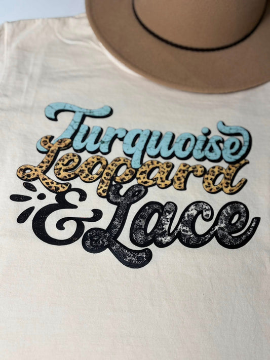 Turquoise, Leopard & Lace