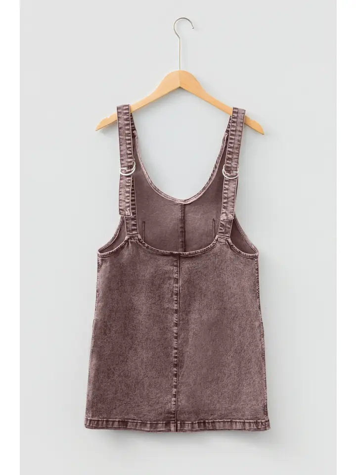 Vintage wash suspender Dress
