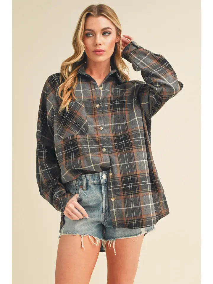 The Kati Flannel Top