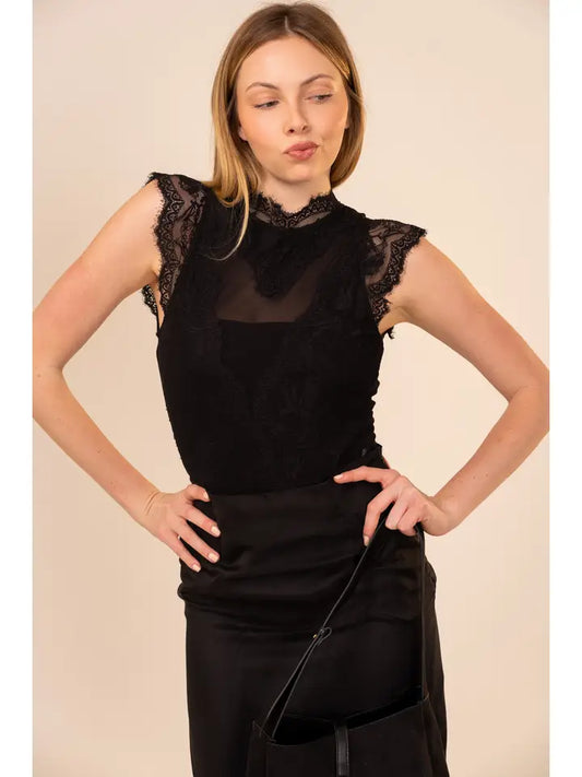 Mesh Lace Bodysuit