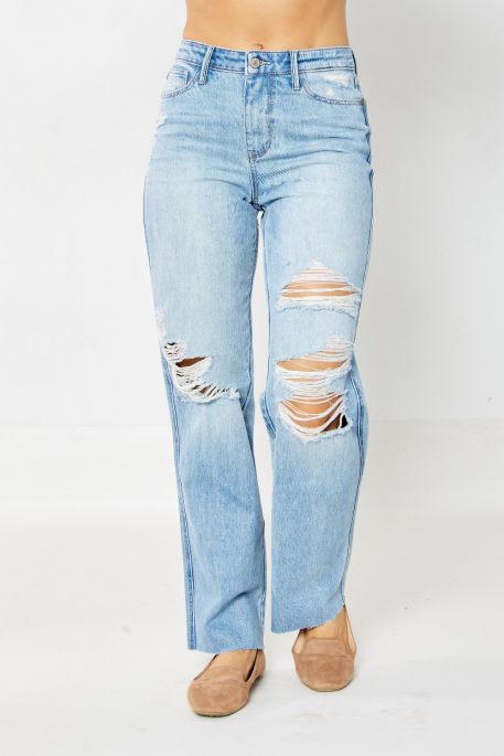 Judy Blue- High Waisted Straight Leg