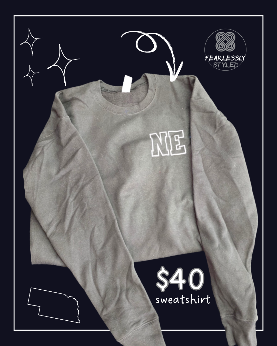Black NE the Goodlife Sweatshirt