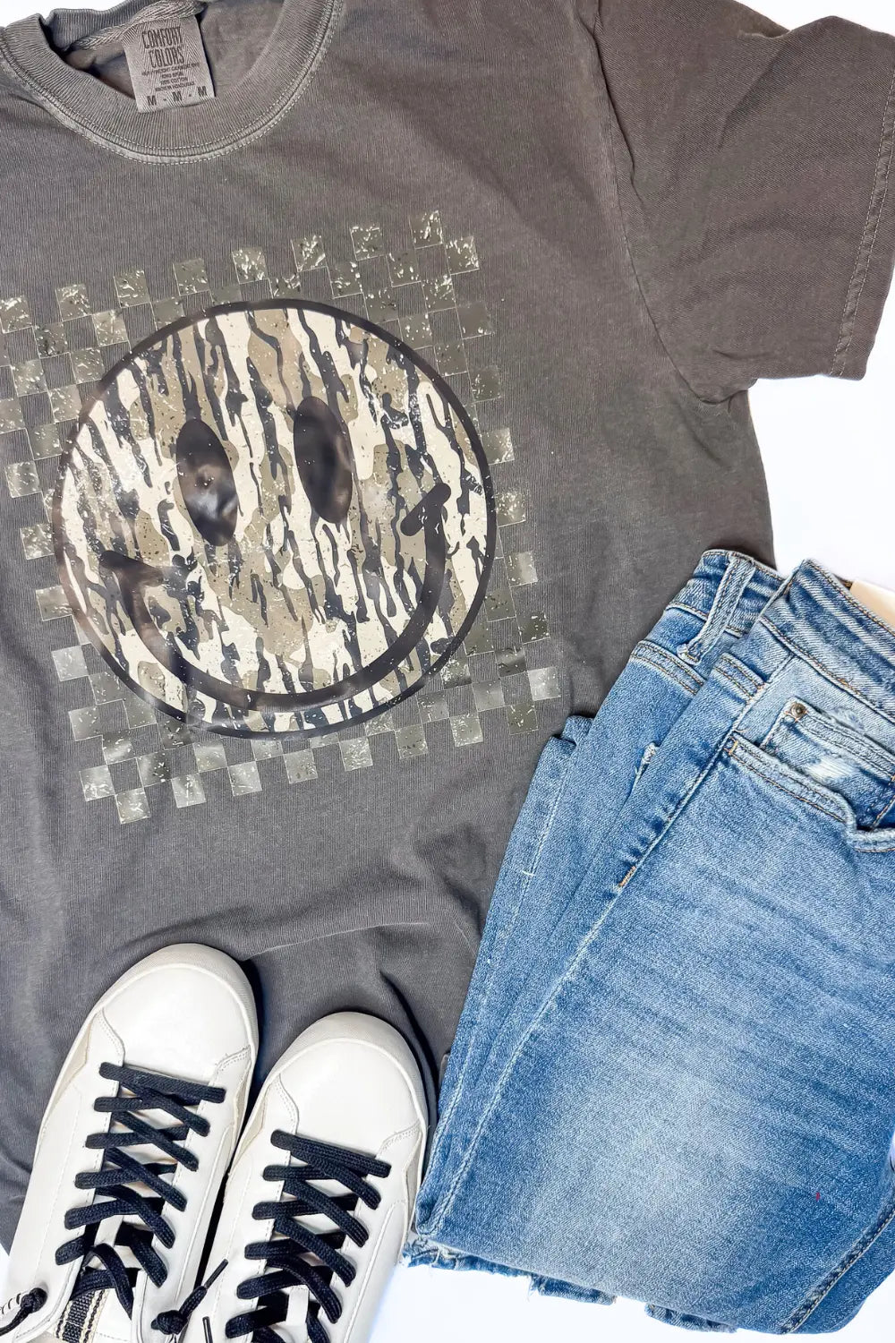 Camo Smiley T-shirt