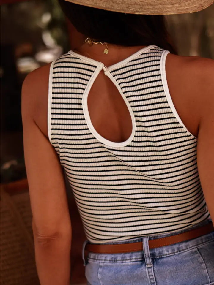 The striped Rib tank