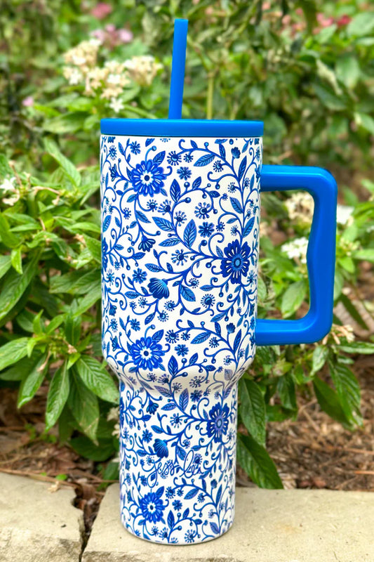 Enchanted Garden 40 oz tumbler